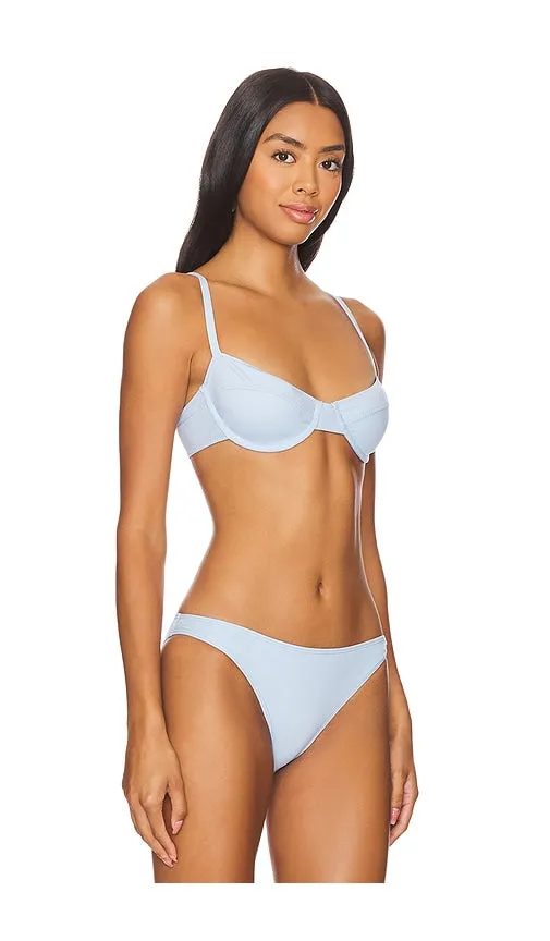 A.L.C. Dylan Bikini Top in Baby Blue