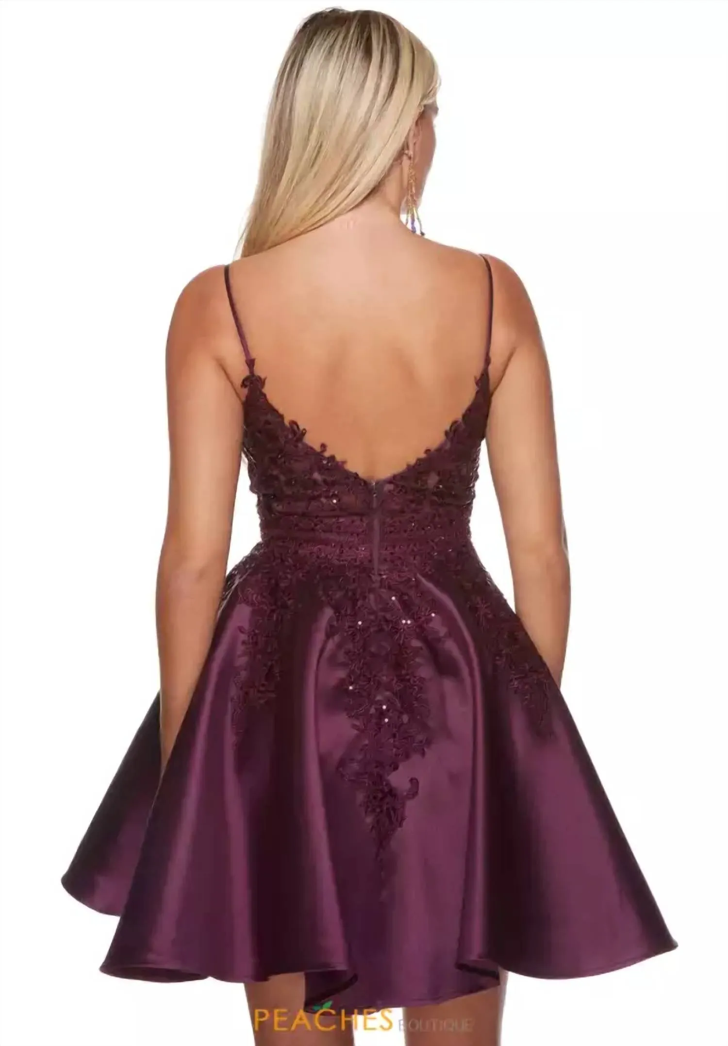 Alyce Paris - Beadwork Scoop Neckline Prom Dress