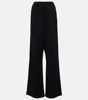 BALENCIAGA Flared Sweatpants, Black