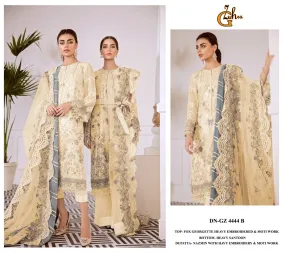 Beautiful Designer G-Zahra GZ-4444 Pakistani Suite