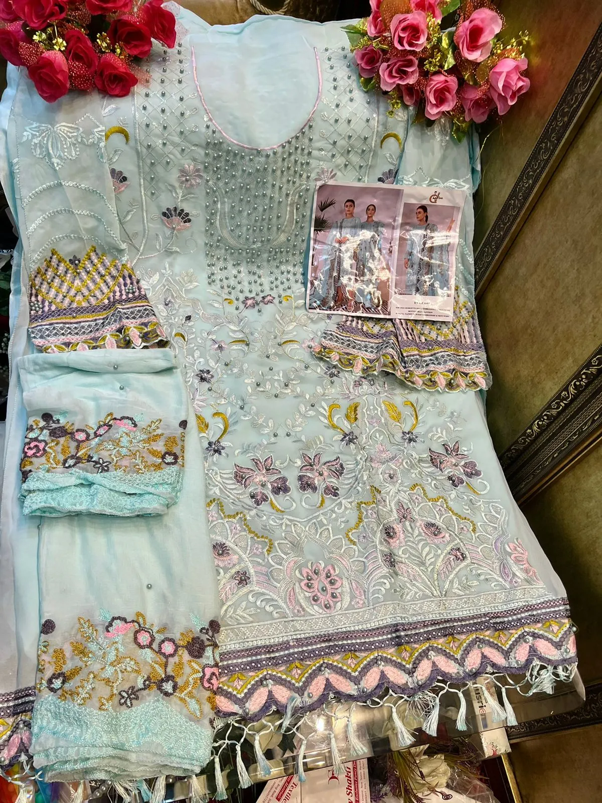 Beautiful Designer G-Zahra GZ-4444 Pakistani Suite