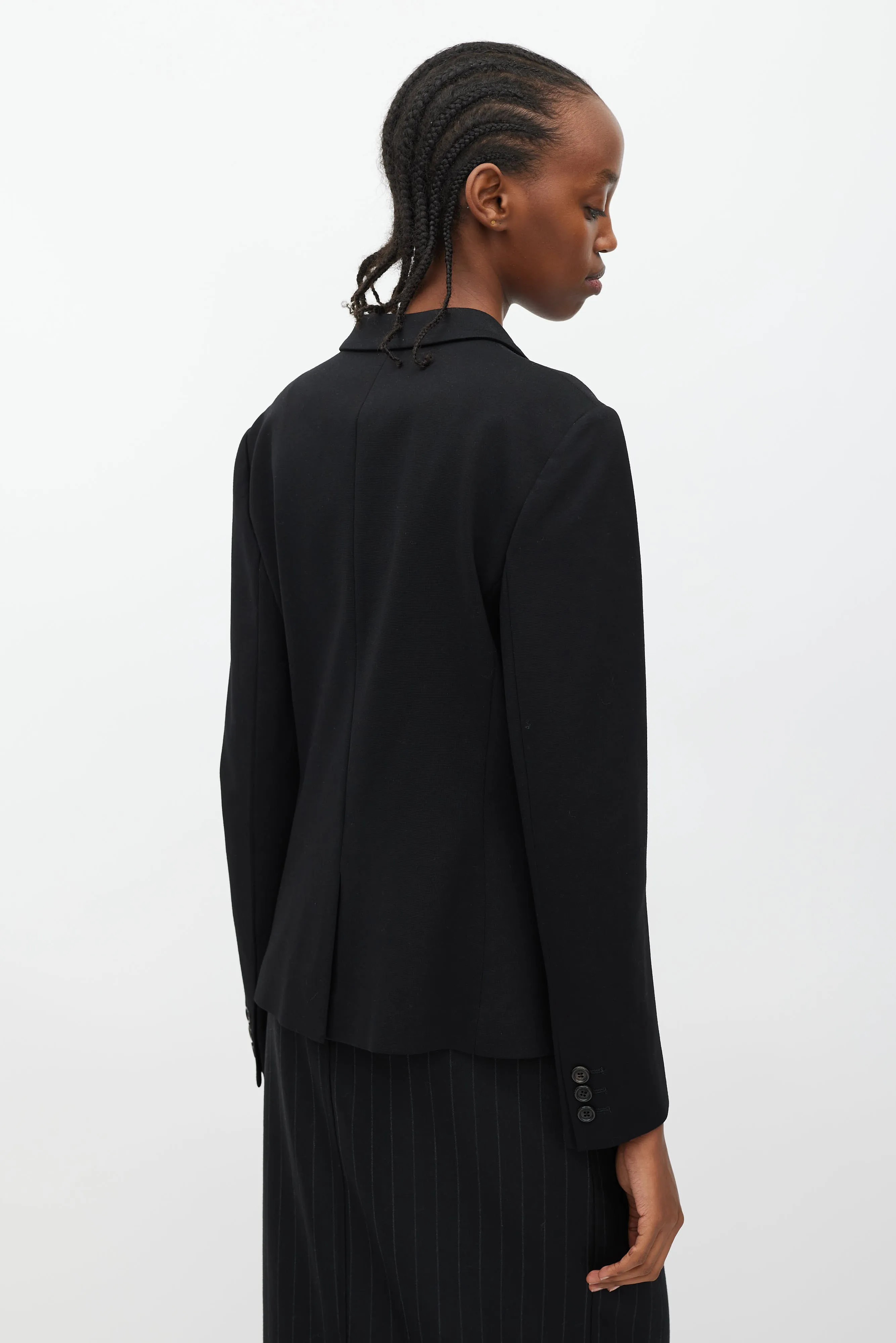Black Two Pocket Blazer