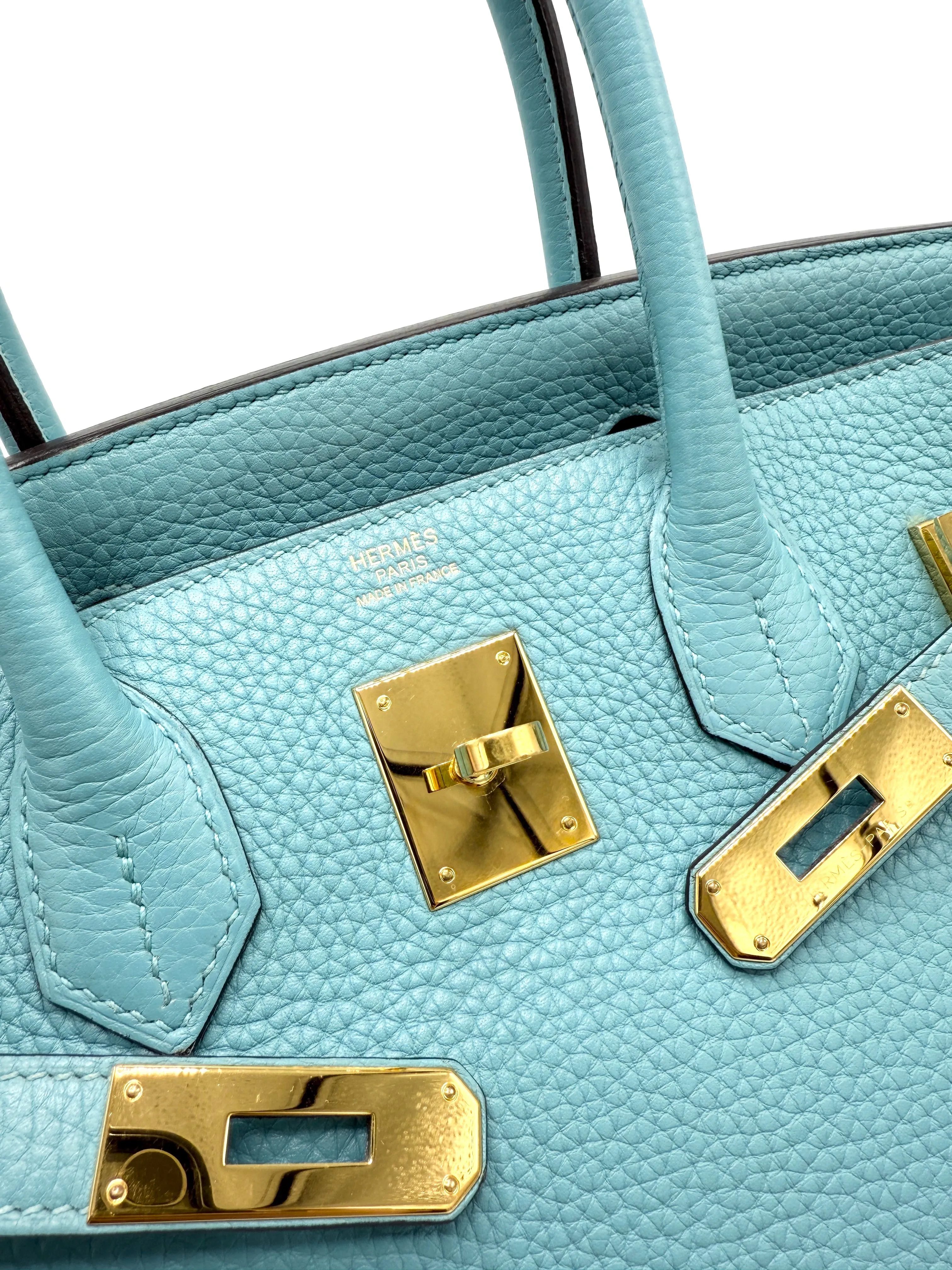 Bleu Atoll Togo GHW Birkin 30