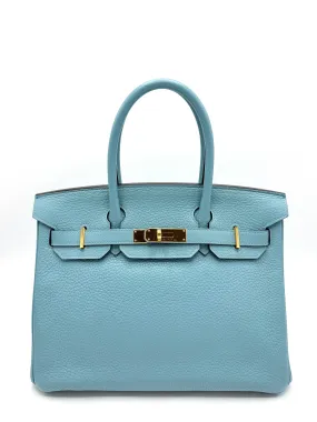 Bleu Atoll Togo GHW Birkin 30