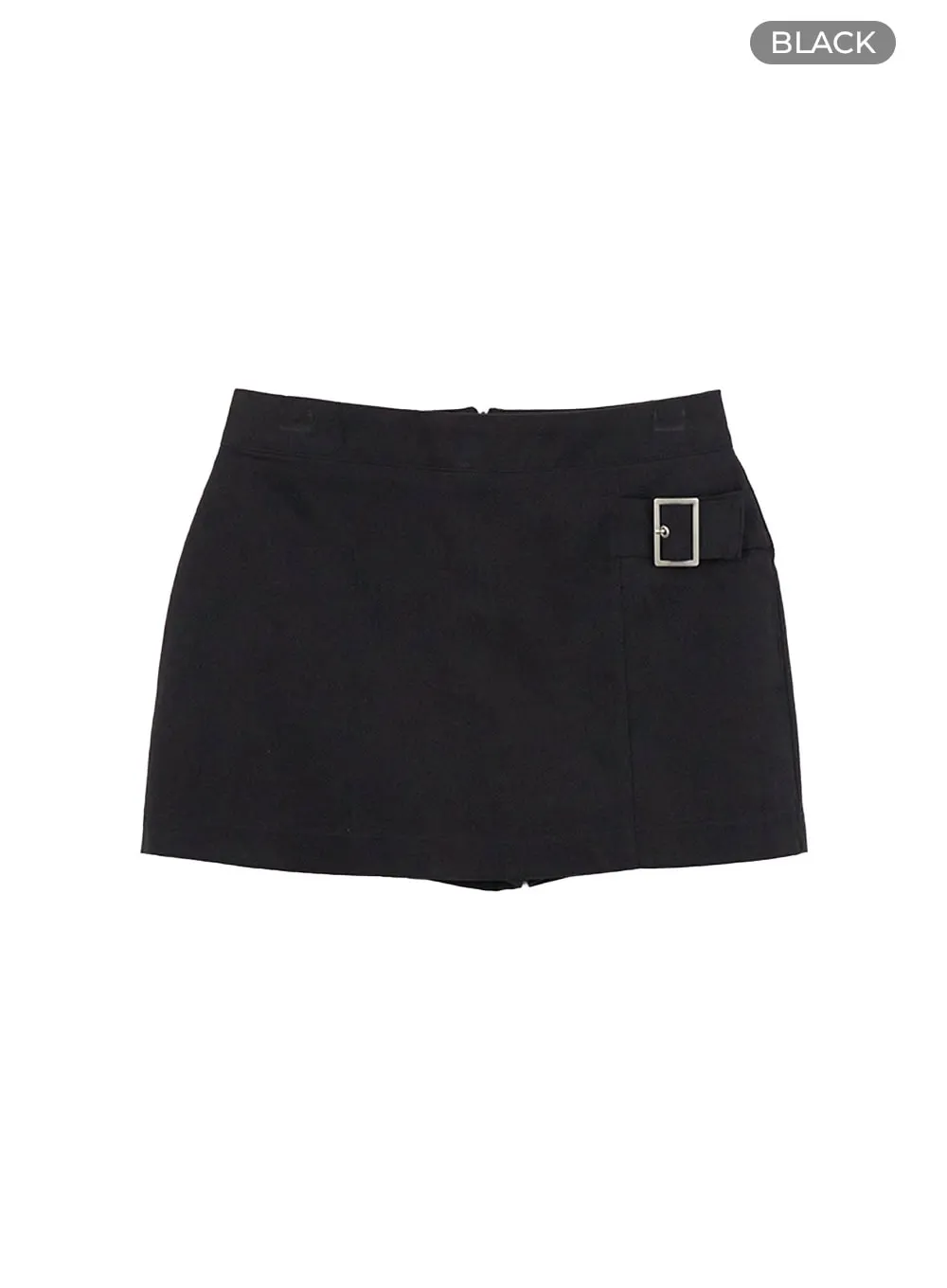 Buckle Minimal Mini Skirt CG426