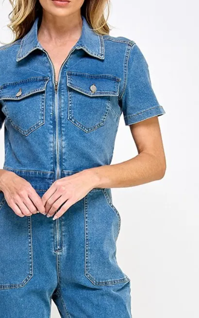 EL Denim Jumpsuit