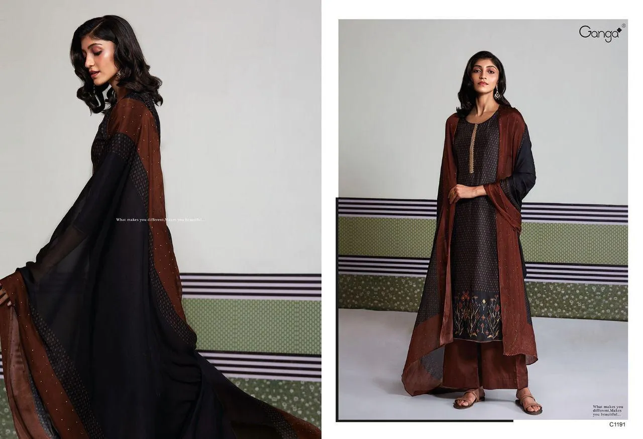 GANGA KALINDI BEMBERG SALWAR SUITS