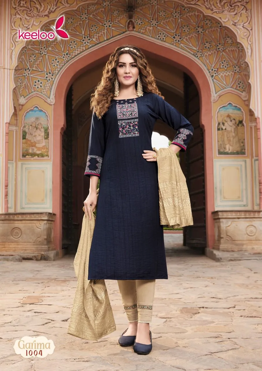 Garima -1 Viscose Stripe Kurti