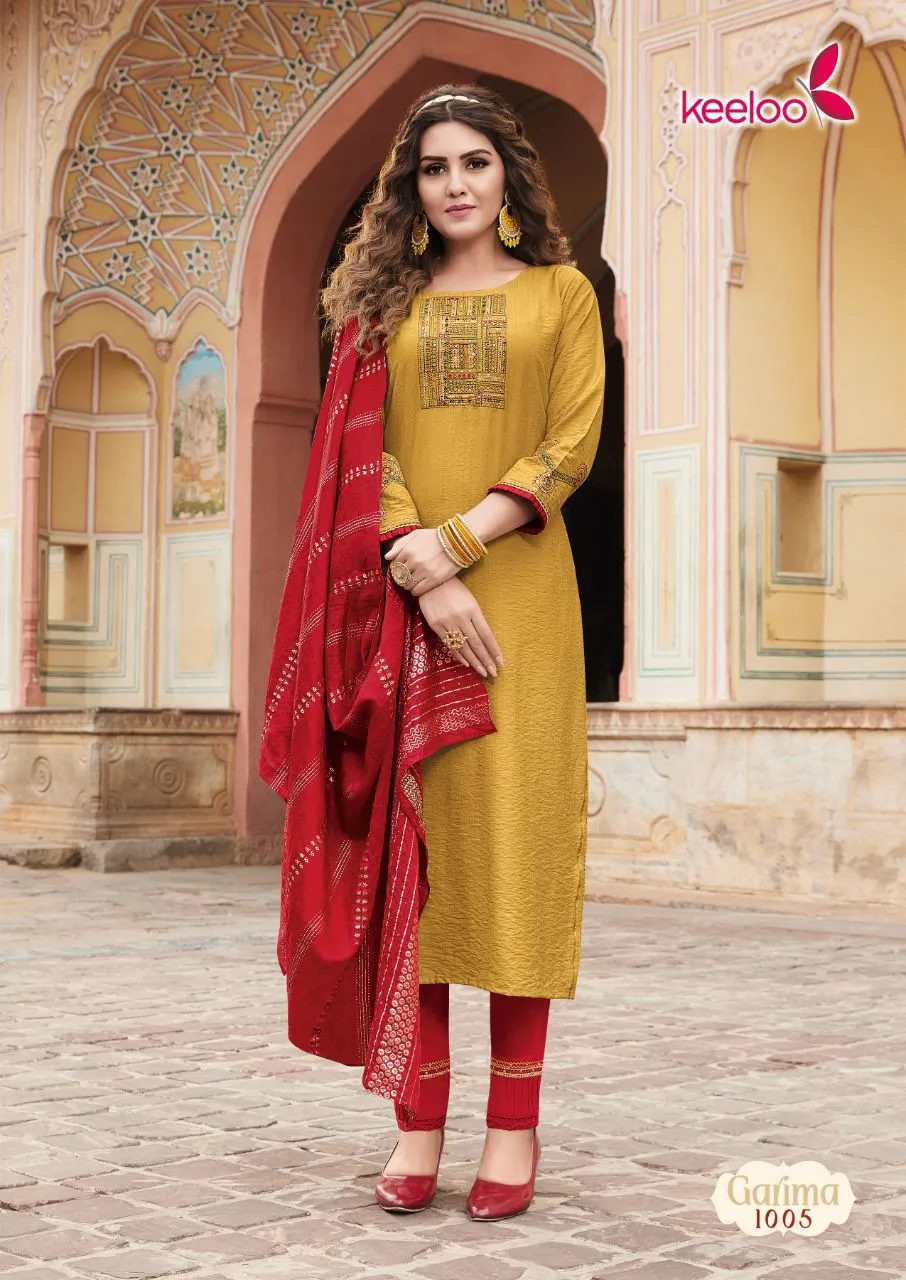Garima -1 Viscose Stripe Kurti