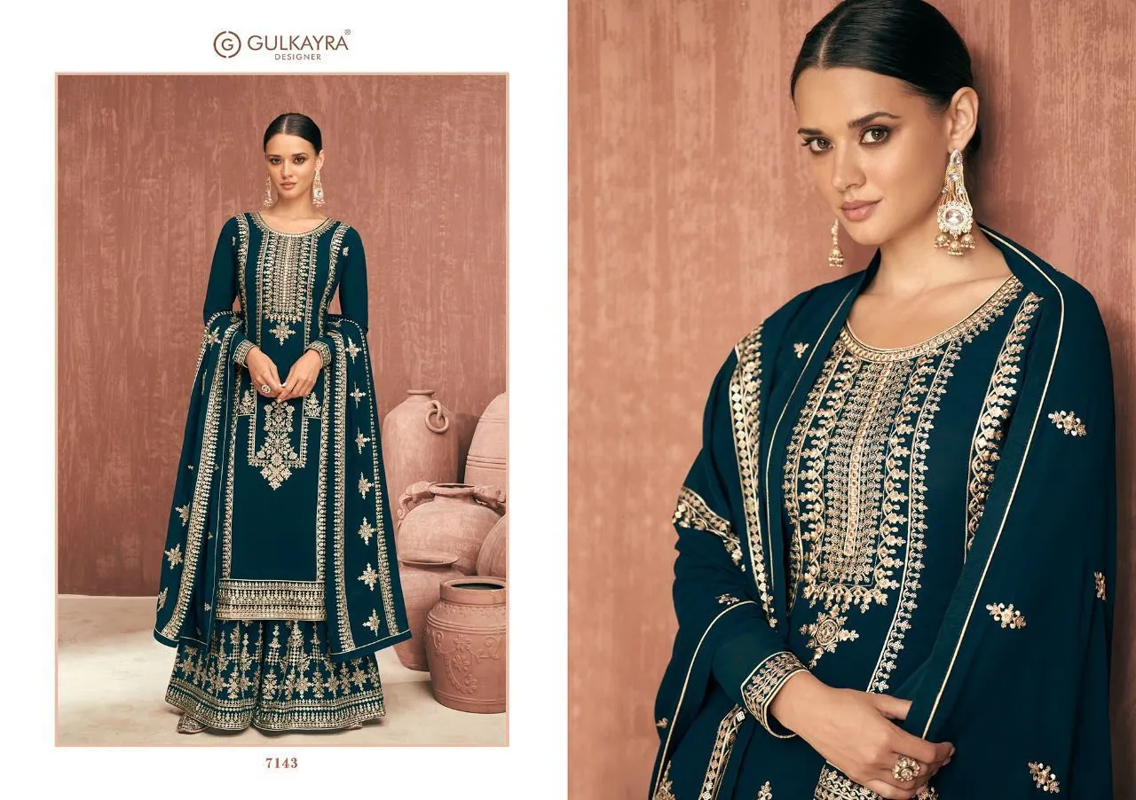 Gulkayra Designer Royal 7140 Series Suit