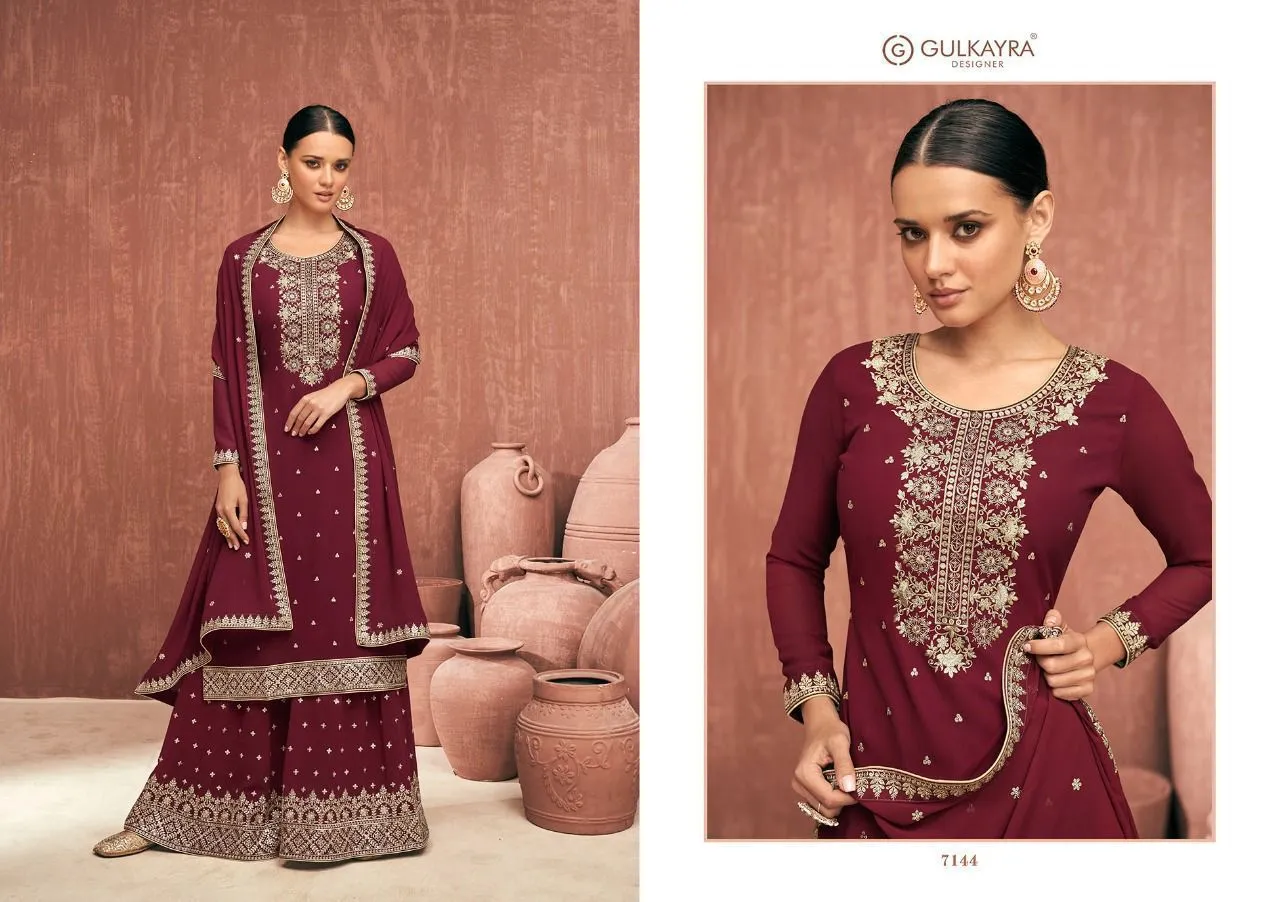 Gulkayra Designer Royal 7140 Series Suit