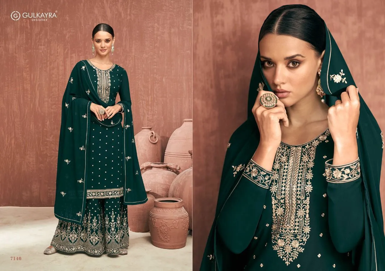 Gulkayra Designer Royal 7140 Series Suit