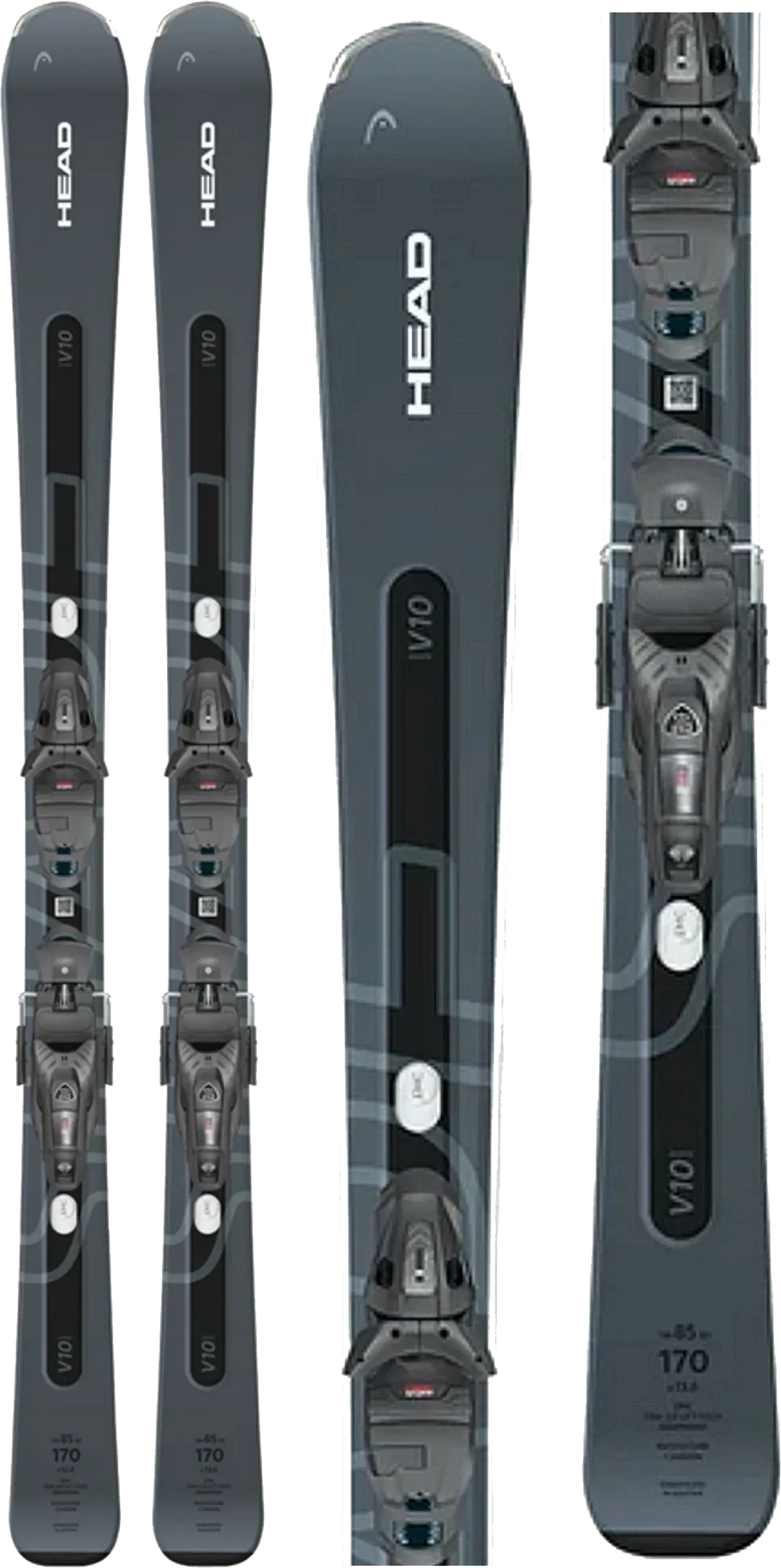 Head Shape e-V10 Ski with PR 11 GW Bindings 2024