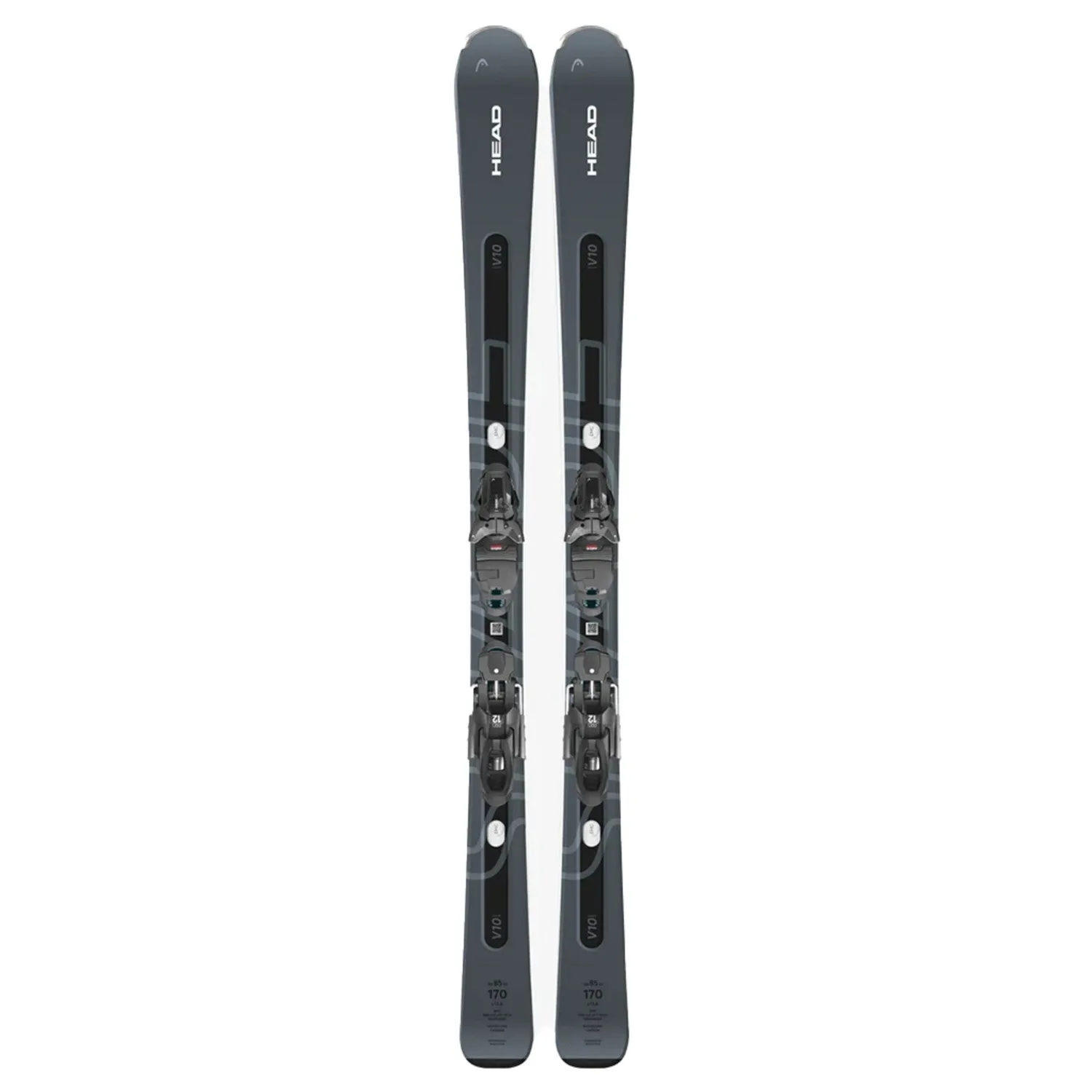 Head Shape E-V10 Skis w/PR 11 GW 90 Black Bindings 2025