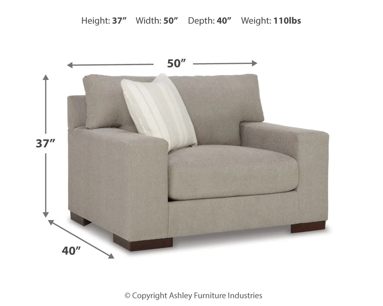 Maggie Sofa, Loveseat, Chair and Ottoman in Flax