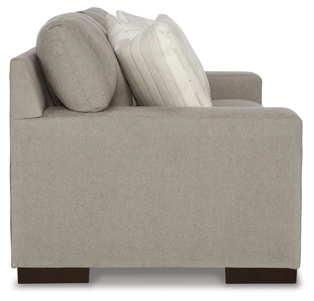 Maggie Sofa, Loveseat, Chair and Ottoman in Flax