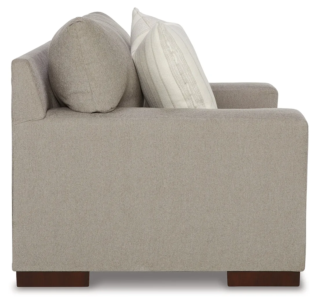 Maggie Sofa, Loveseat, Chair and Ottoman in Flax