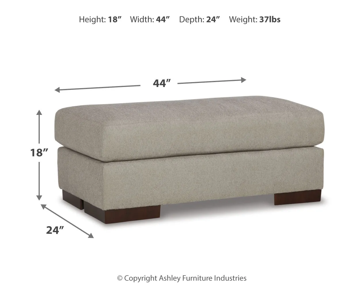 Maggie Sofa, Loveseat, Chair and Ottoman in Flax
