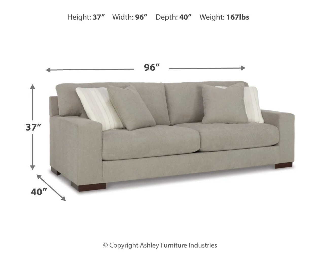 Maggie Sofa, Loveseat, Chair and Ottoman in Flax
