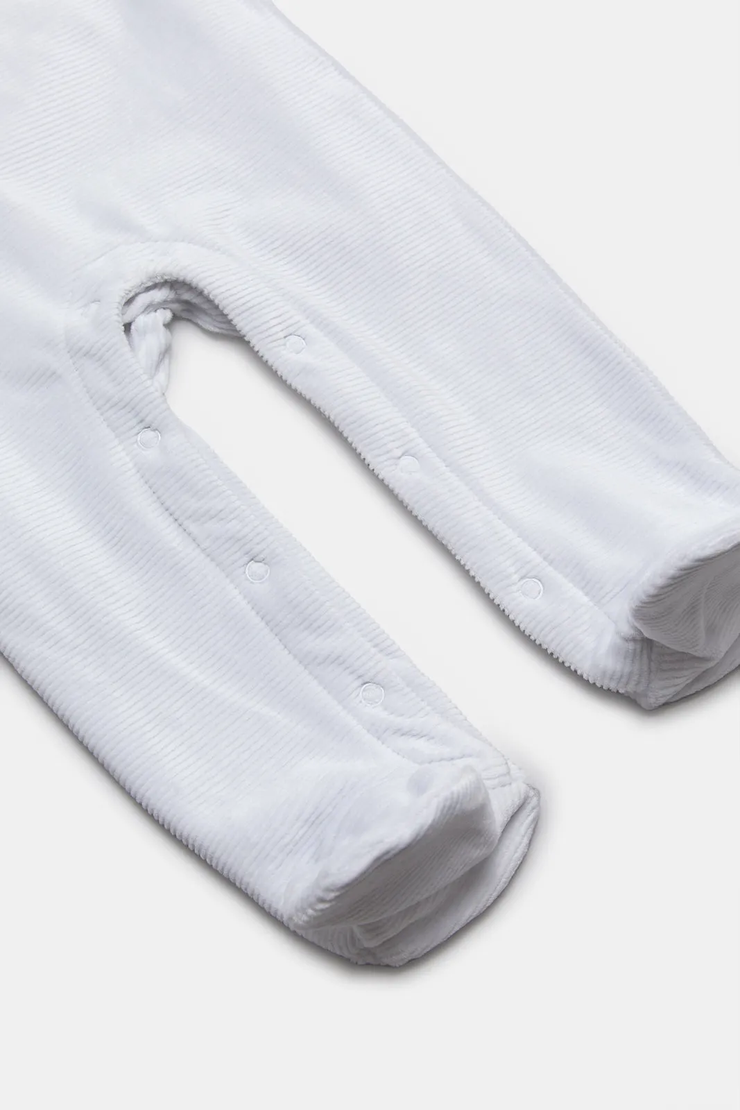 Newborn Grey Textured Sleepsuit