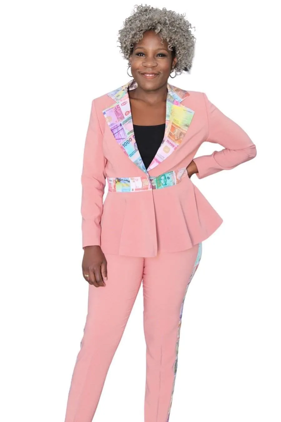 Pink Office Suit Elegant Collection