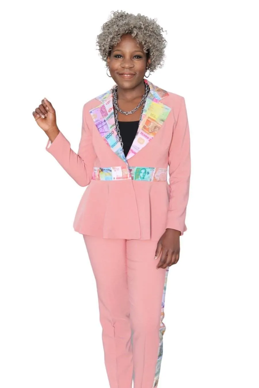 Pink Office Suit Elegant Collection