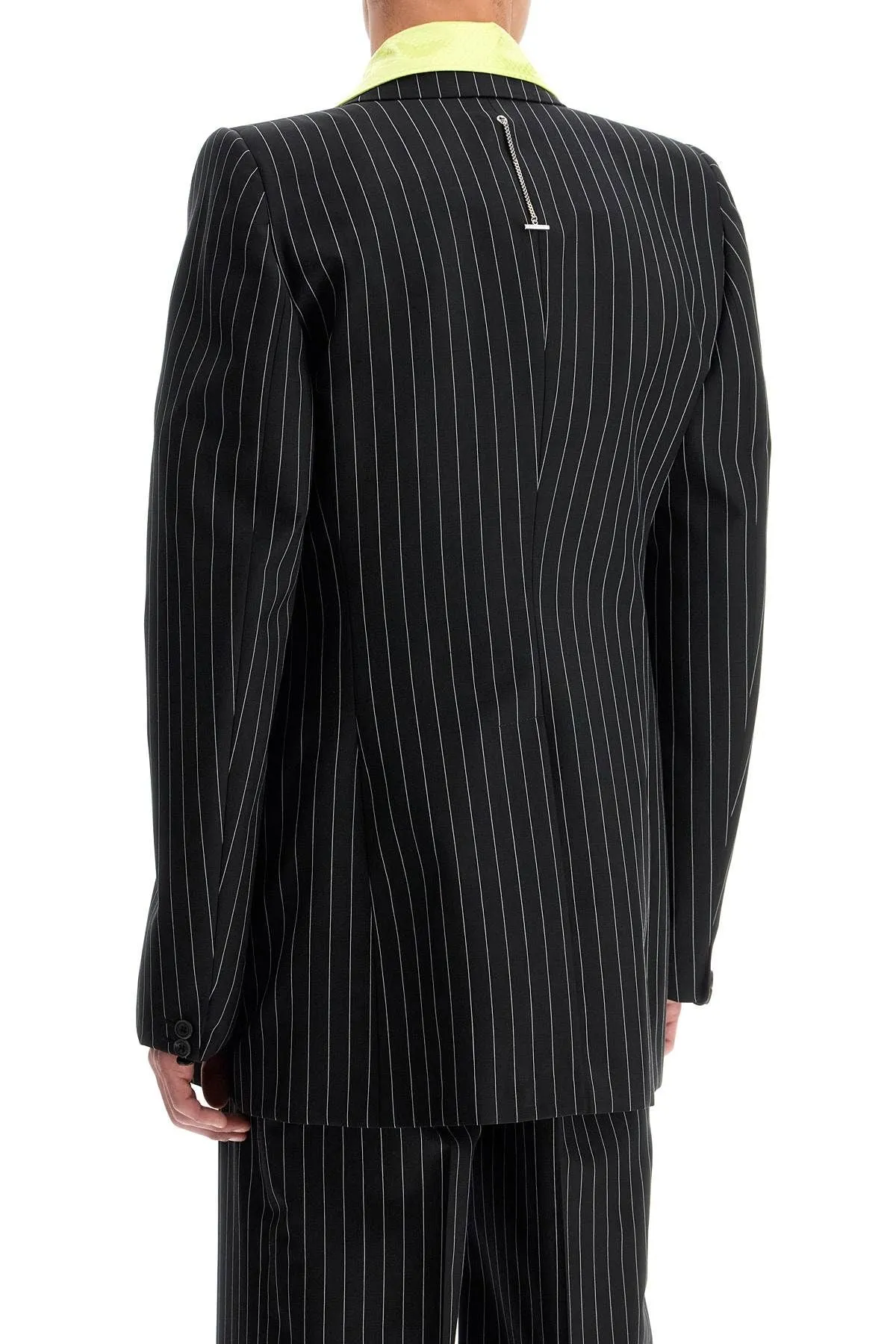 'STRIPED JACKET WITH VOLUMINOUS