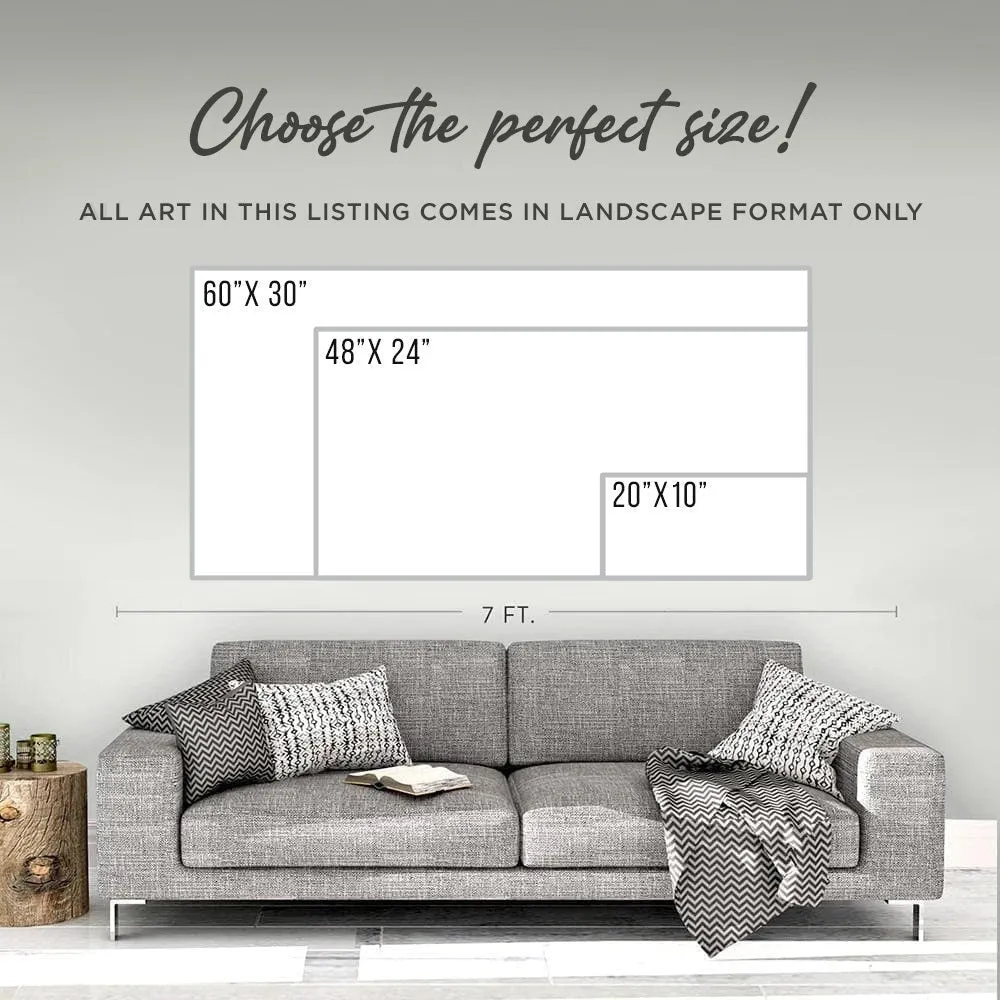 Sunrise Over The Horizon Canvas Wall Art