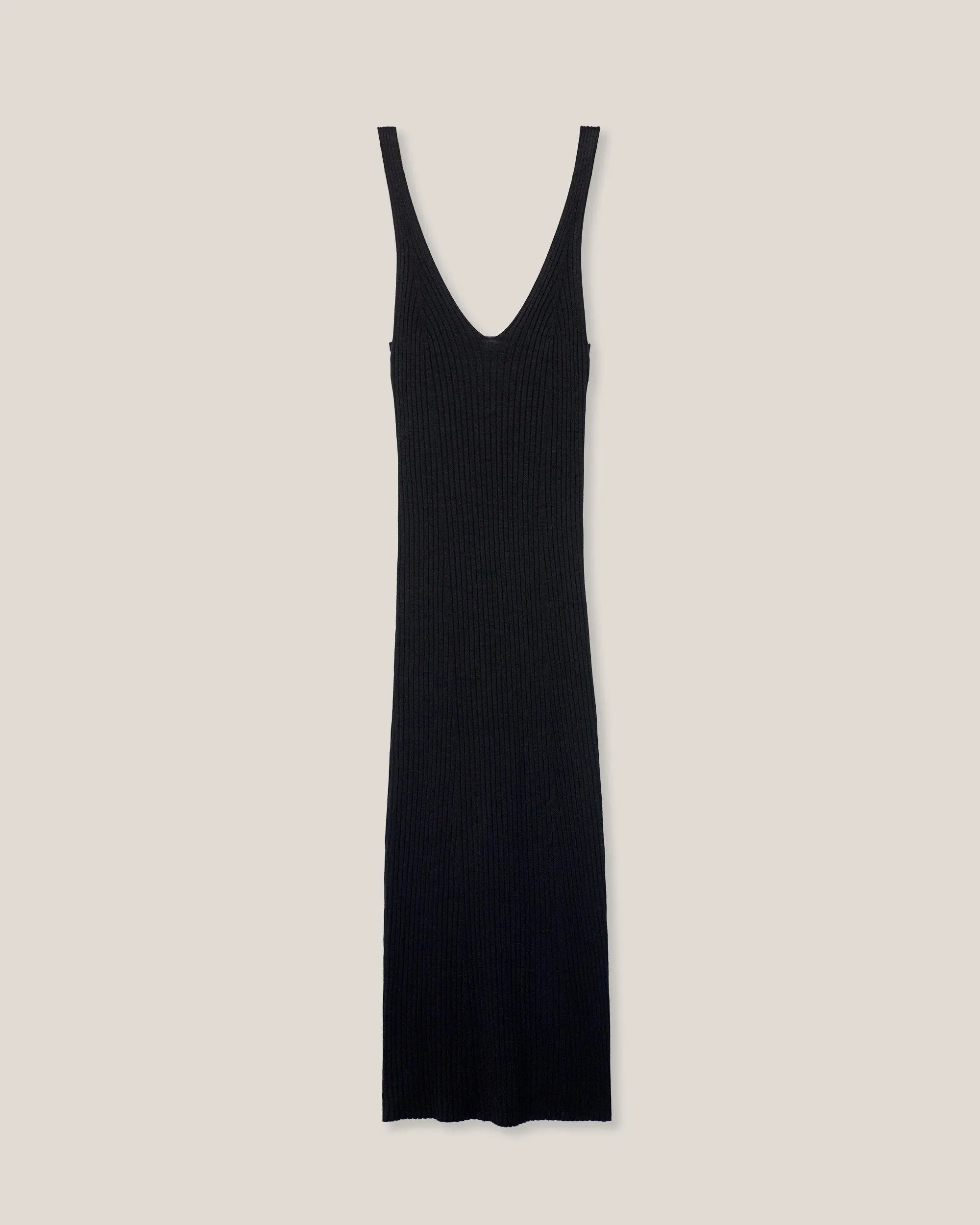 Teja V-Neck Ribbed Dress