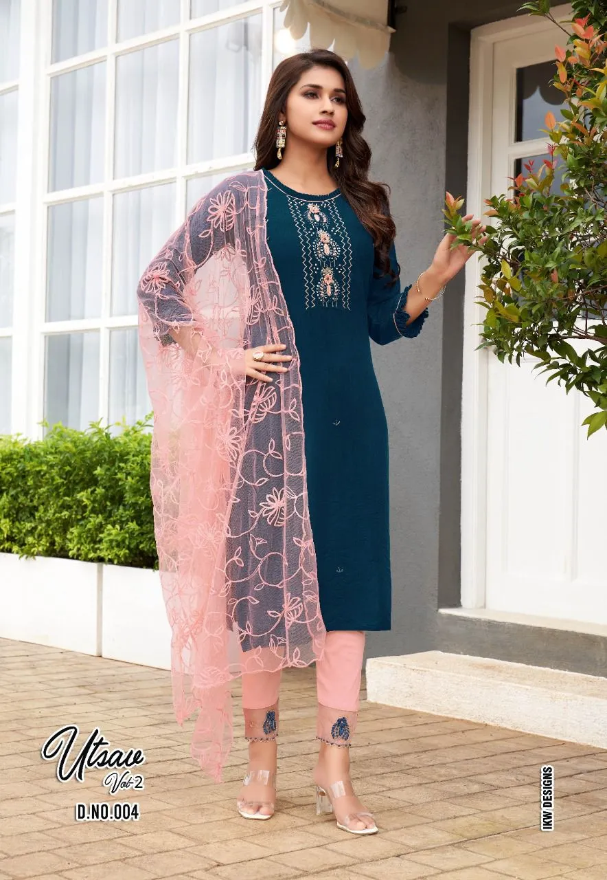 Utsav Vol-2 Viscose Silk Suit
