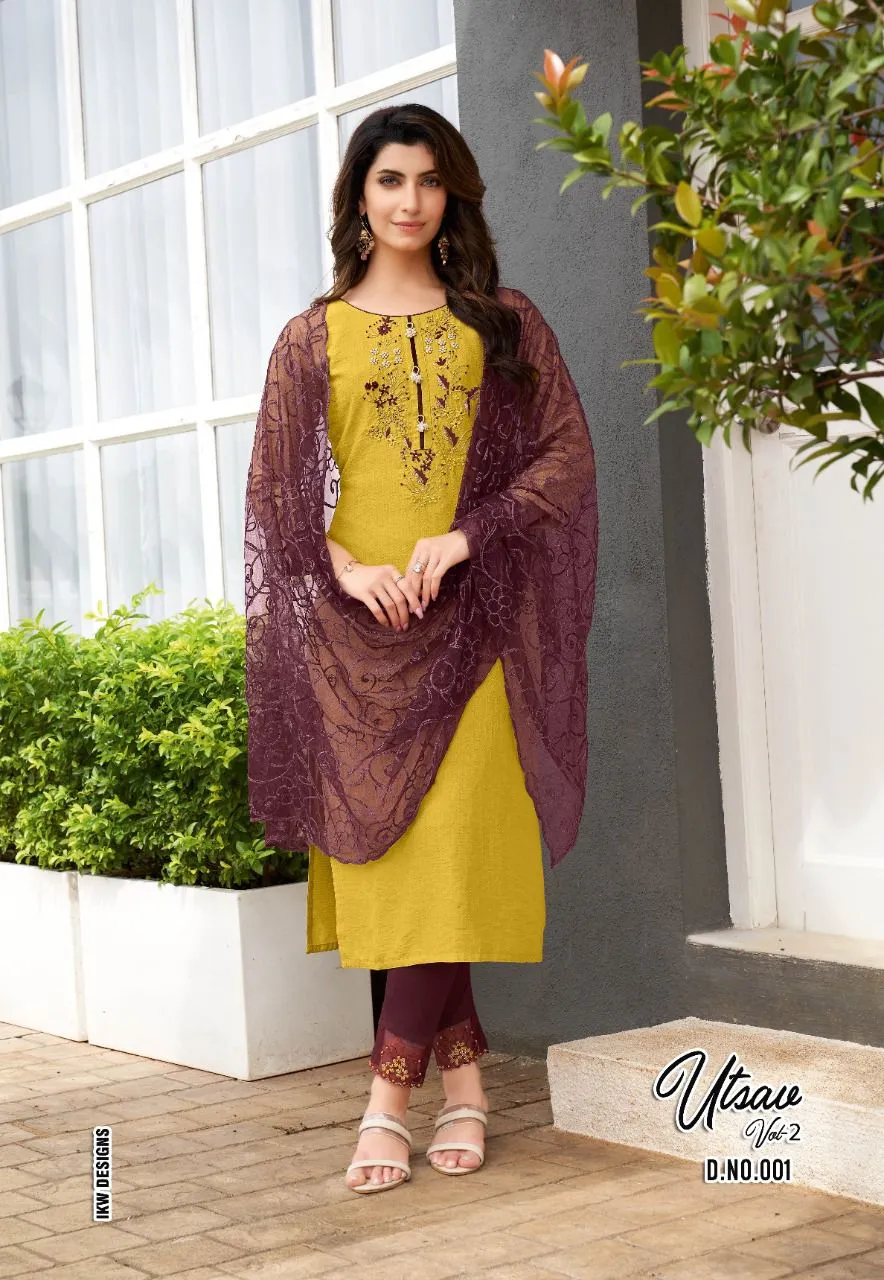 Utsav Vol-2 Viscose Silk Suit