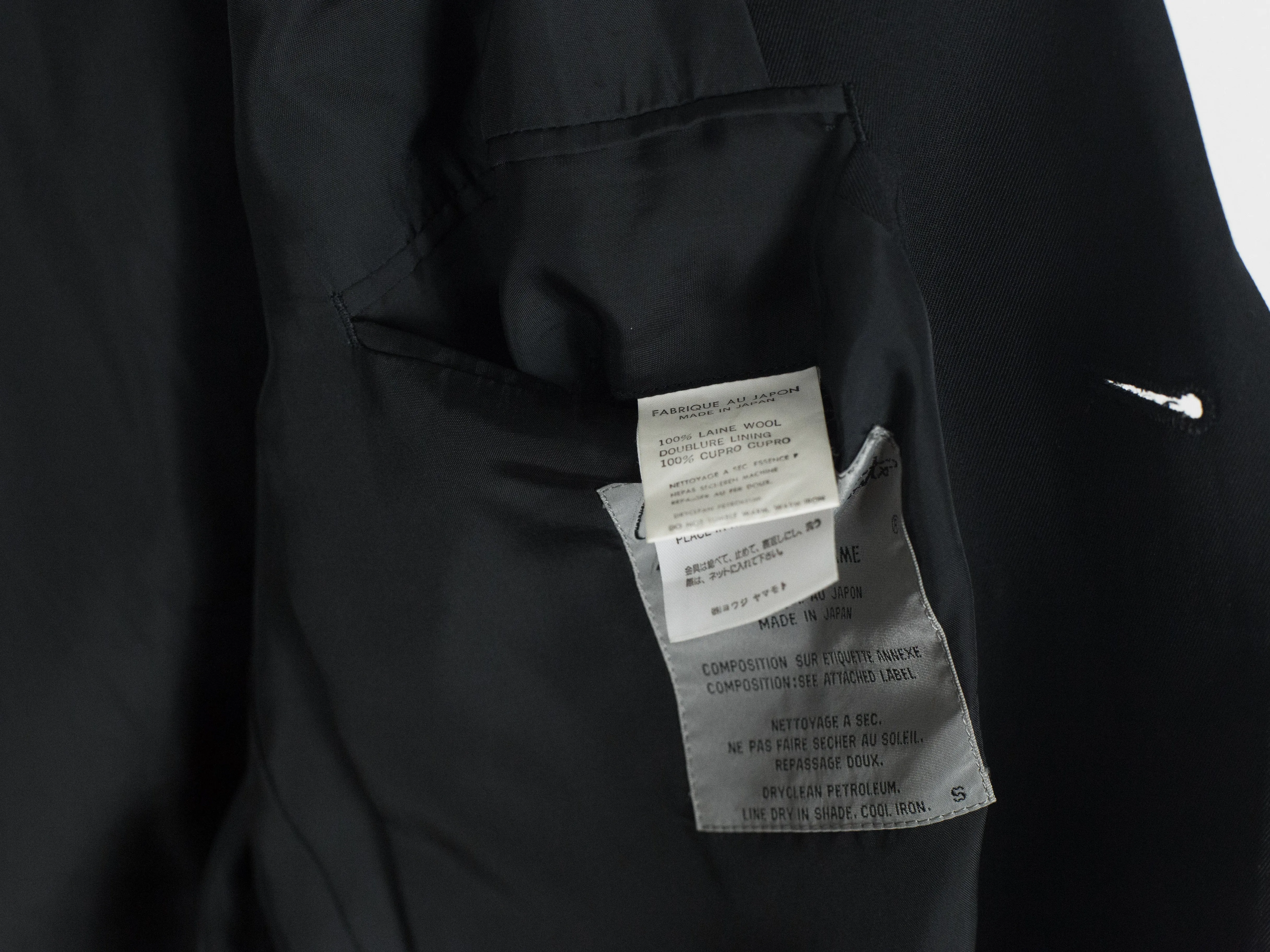 Yohji Yamamoto Pour Homme SS91 Purse Pocket Blazer